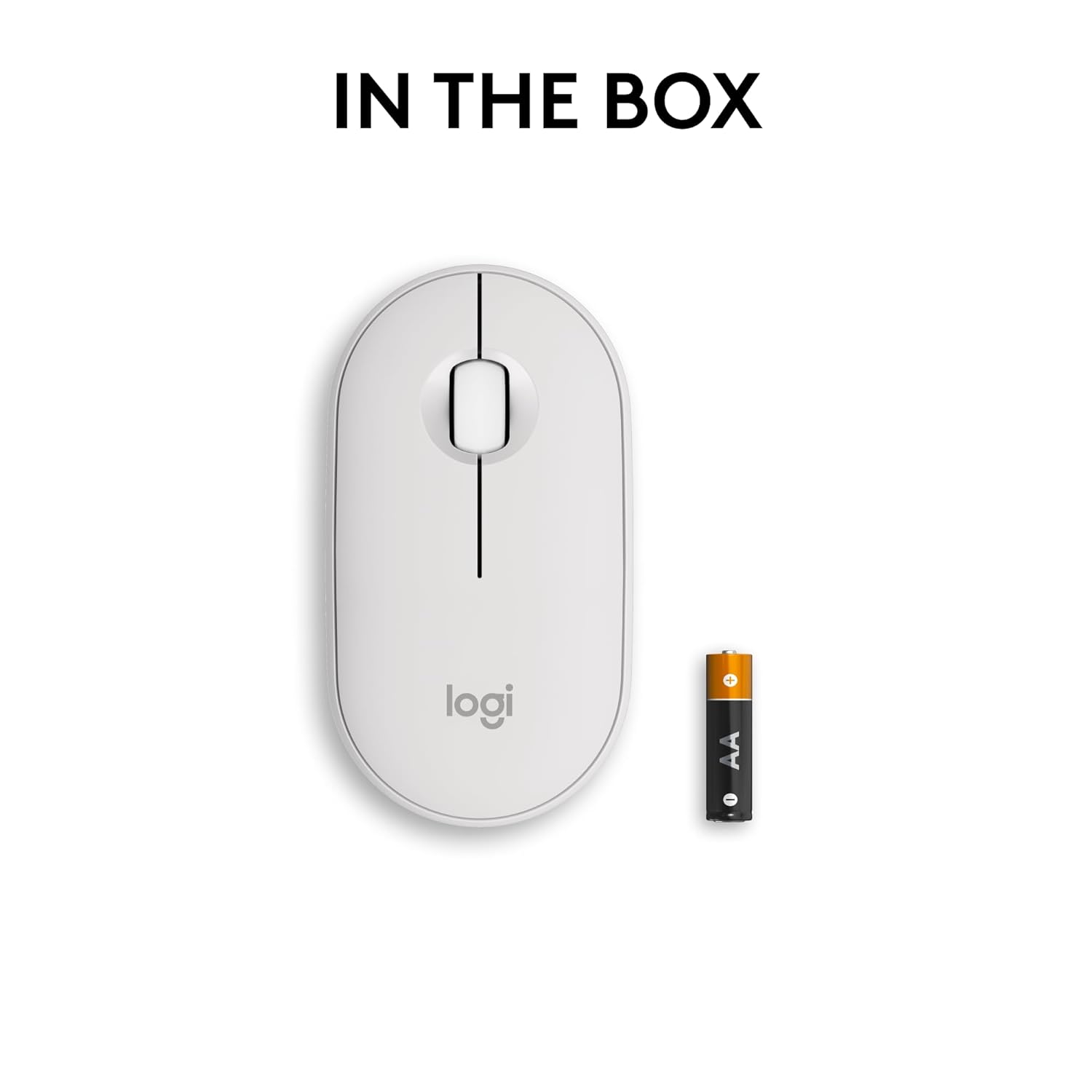Logitech M350 Pebble Mouse White - Image 2