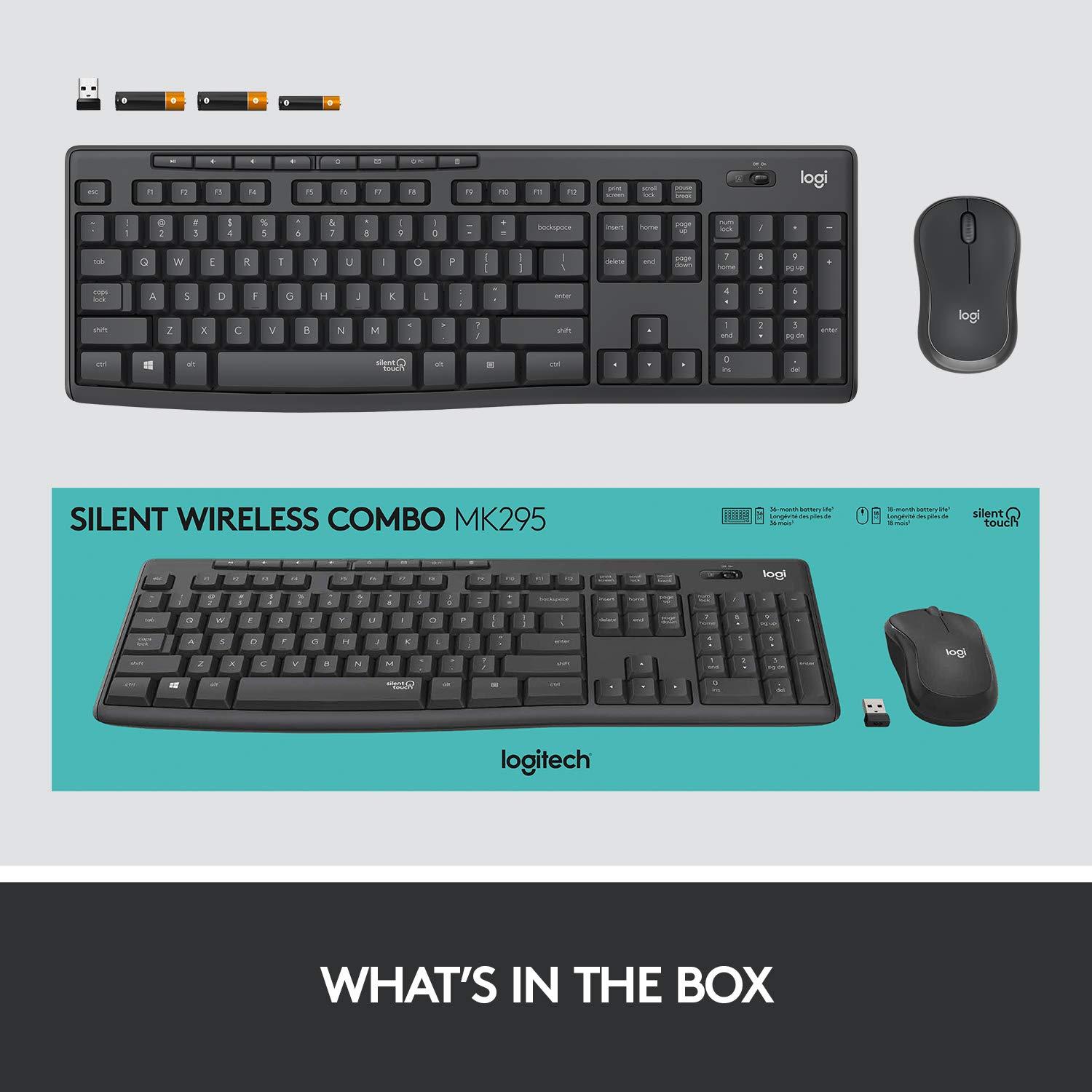 Logitech MK 295 Silent Keyboard