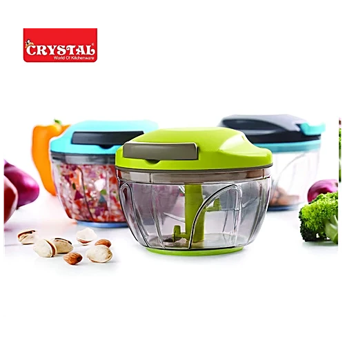 Crystal Xpress Pull & Chop - Mini, Vegetable & Fruits Cutter, Durable Kitchen Tool, For Everyday Use - Image 4